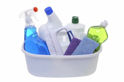Professional cleaners maintaining a retail space in Maidavale