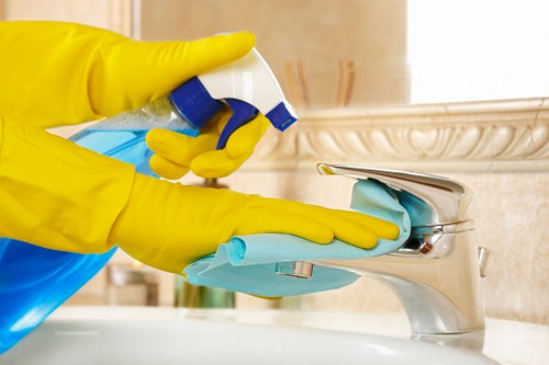 Local cleaning team working in a Maidavale property