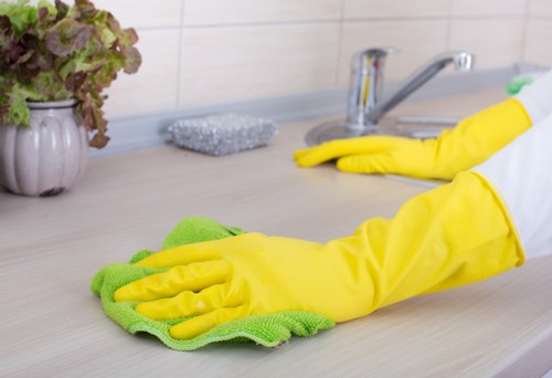 Local cleaning team working in a Maidavale flat with access and parking considerations