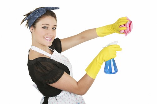 Kitchen and bathroom cleaning in a Maidavale property